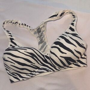 PINK Zebra Print Sports Bra